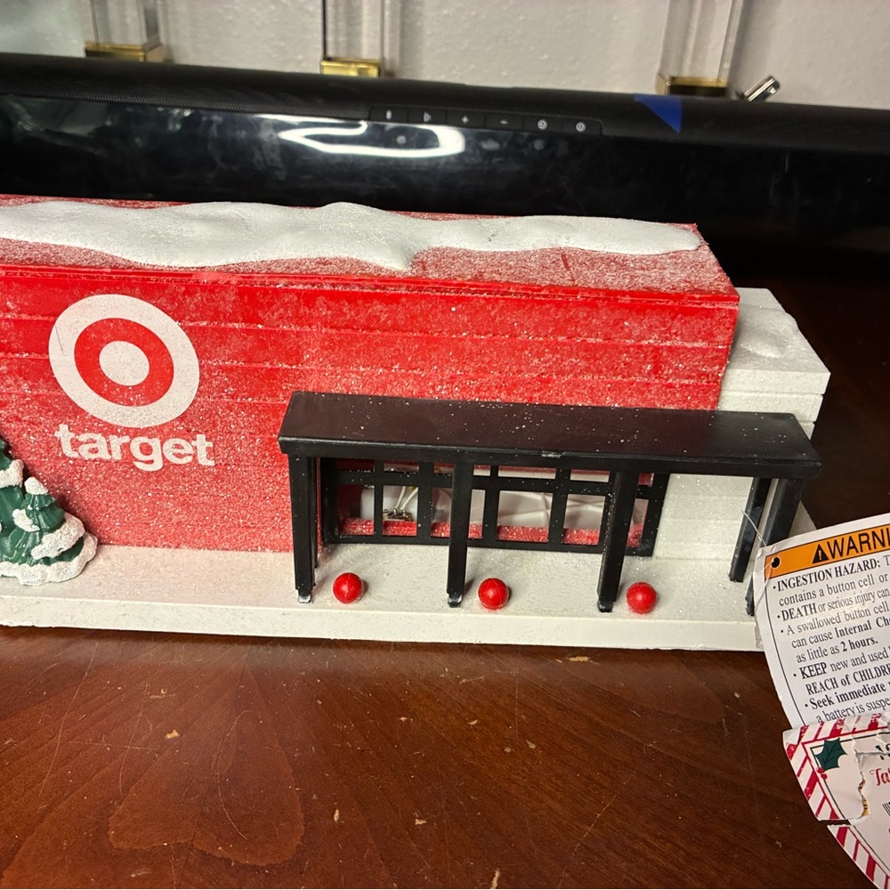 2025 Bullseye’s Playground Target Store Light-Up LED Christmas Village - Picture 2 of 7